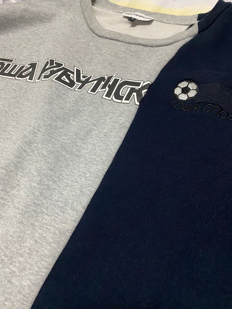 Gosha Rubchinskiy Split Sweater Men s Fashion Tops Sets