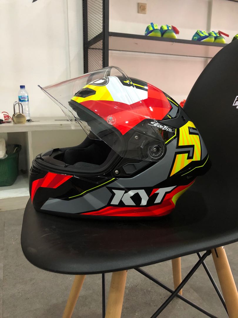 Helm KYT TTC jaume masia Aksesoris Mobil di Carousell