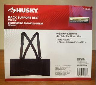 Husky back support belt