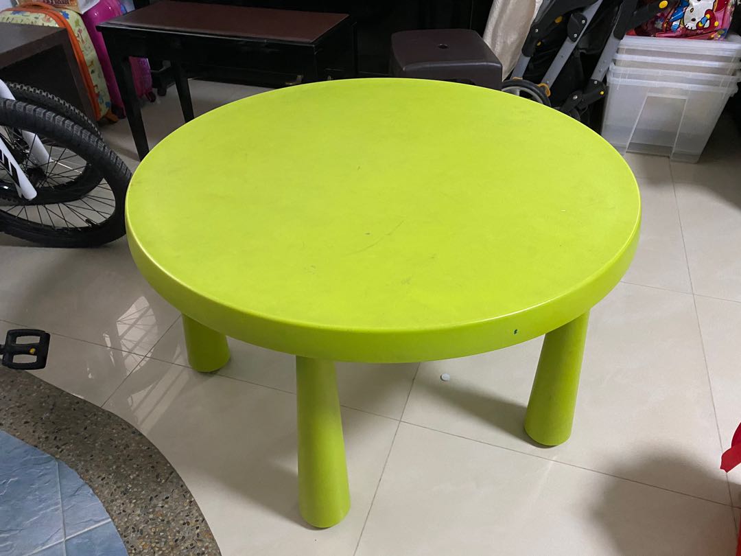 Ikea Children round table, Free Items on Carousell