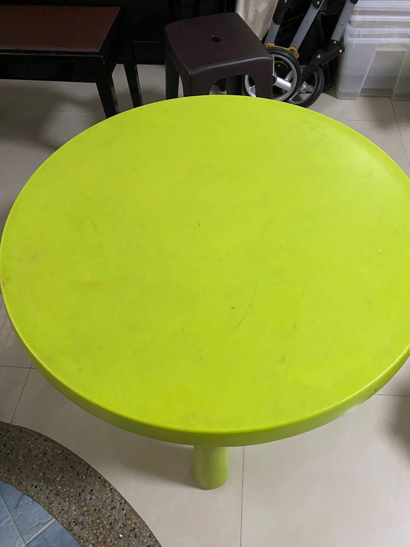 Ikea Children round table, Free Items on Carousell
