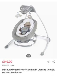 ingenuity swing flashing lights