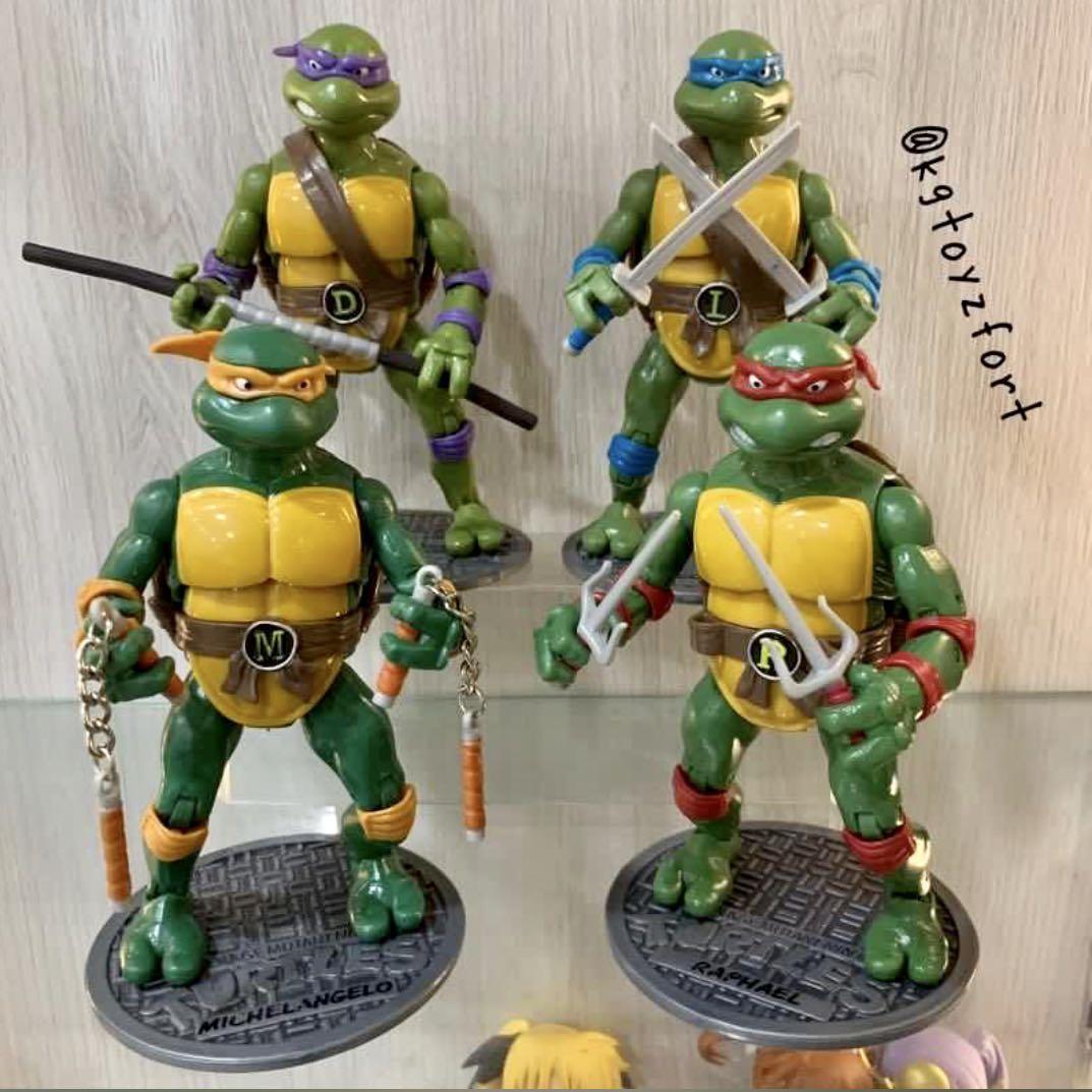 4PCS Teenage Mutant Ninja Turtles Set TMNT Action Figures Vintage Classic 1998 4PCS Teenage Mutant Ninja Turtles Set TMNT Action Figures Vintage Classic 1998