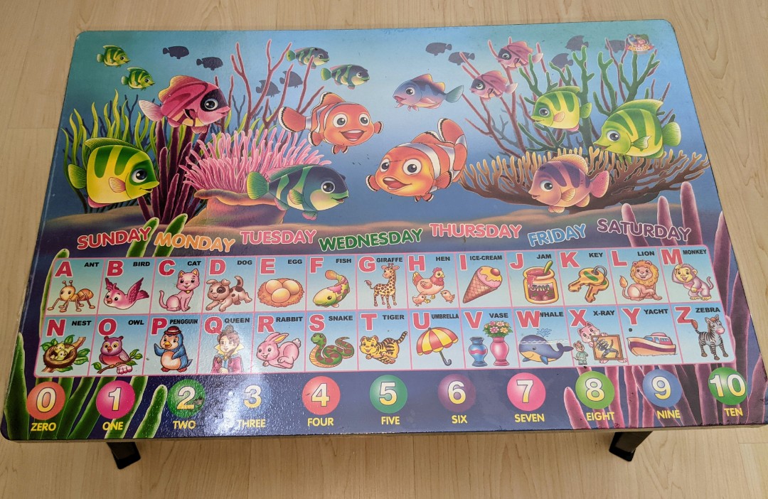 Learning table for kids babies kids baby nursery kids furniture