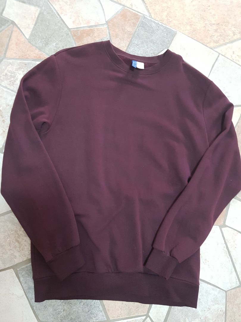 Maroon pullover on sale