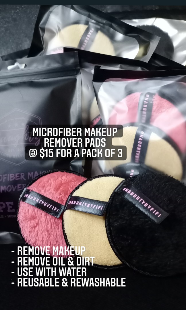 microfiber makeup remover pads