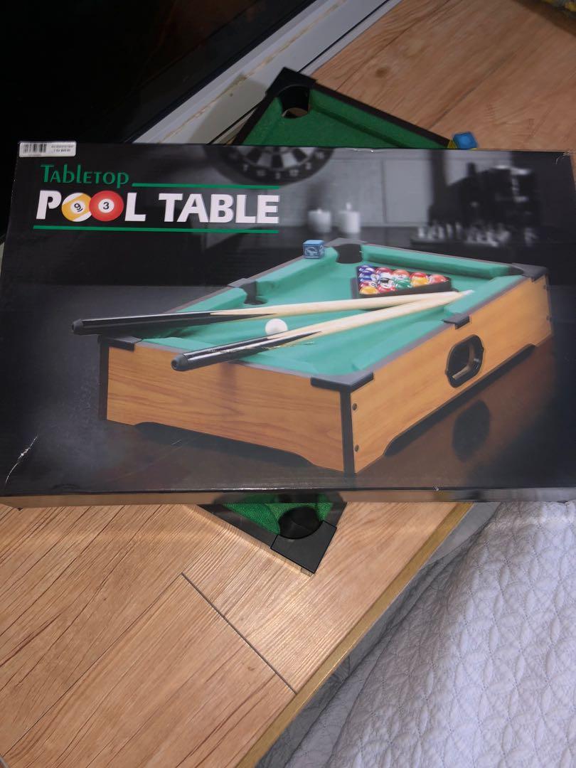 Mini Pool Table (Category: Other Kids Furniture) located in Singapore. Submitted by olijack (Listing ID 1047968662, Image 3). Description: Great condition miniature pool table. Full set. Hardly used. Looking for a quick deal!.