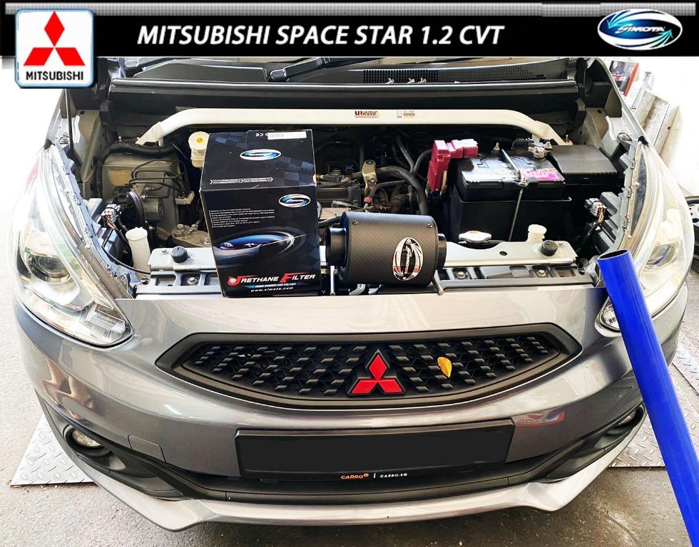 hjul sår Thorns Mitsubishi Space Star 1.2 CVT ( SIMOTA CARBON CHARGER AIR INTAKE ), Car  Accessories, Accessories on Carousell
