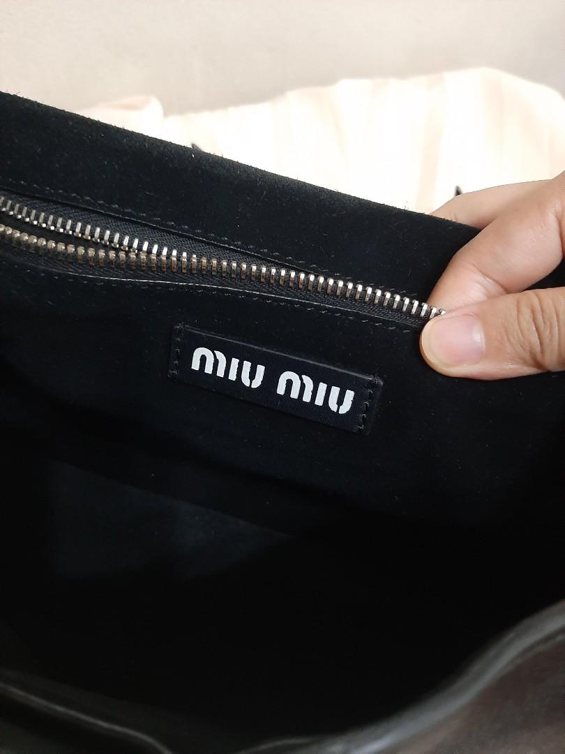 Miu Miu Grace Lux Flap Crossbody, Luxury, Bags & Wallets on Carousell