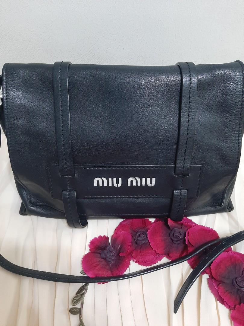 Miu Miu Grace Lux Flap Crossbody, Luxury, Bags & Wallets on Carousell