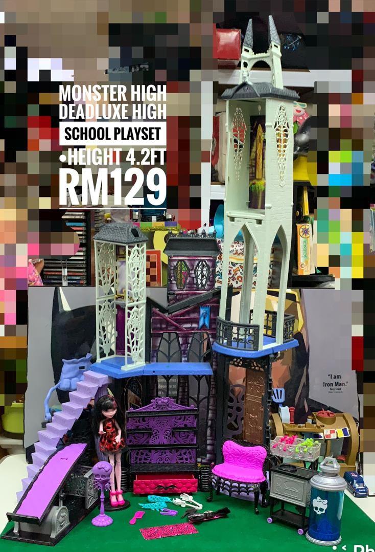 Monster high school playset deals