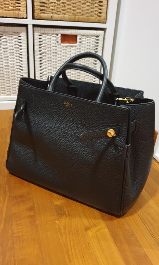 Mulberry belted bayswater black store