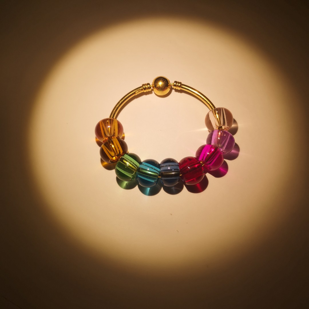 Topaz Floral Authentic Murano Glass Bracelet - 14 Karat Gold Filled Clasp -  agrohort.ipb.ac.id