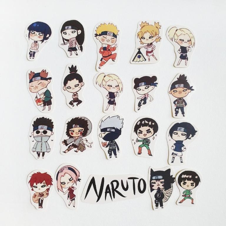 naruto anime stickers hobbies toys stationery craft art prints on carousell