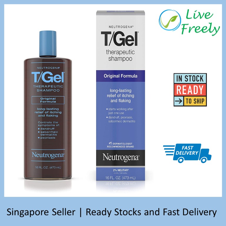 In Stock Neutrogena T Gel Therapeutic Shampoo Original Formula Anti Dandruff Treatment Flaking Scalp Beauty Personal Care Hair On Carousell