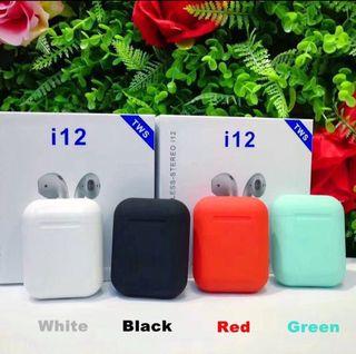 New i12 EarPods TWS Touch HIFI Earpods 5.0 Bluetooth