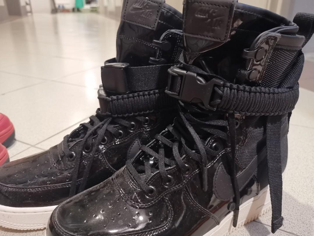 Nike SF AF1 SE Air Force Special Forces Premium Black Men s