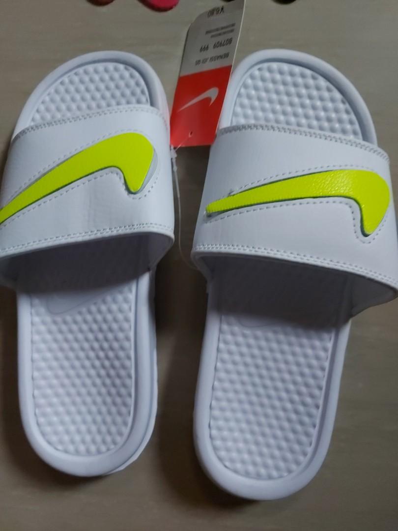 nike slides with removable swoosh