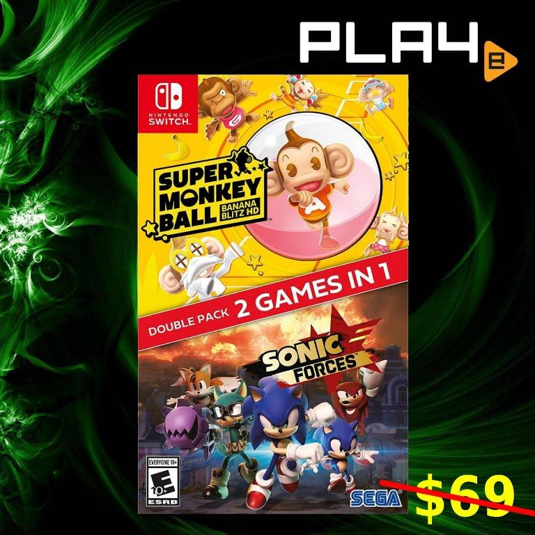 Nintendo Switch Sonic Forces Super Monkey Ball Us Brand New Video Gaming Video Games Nintendo On Carousell