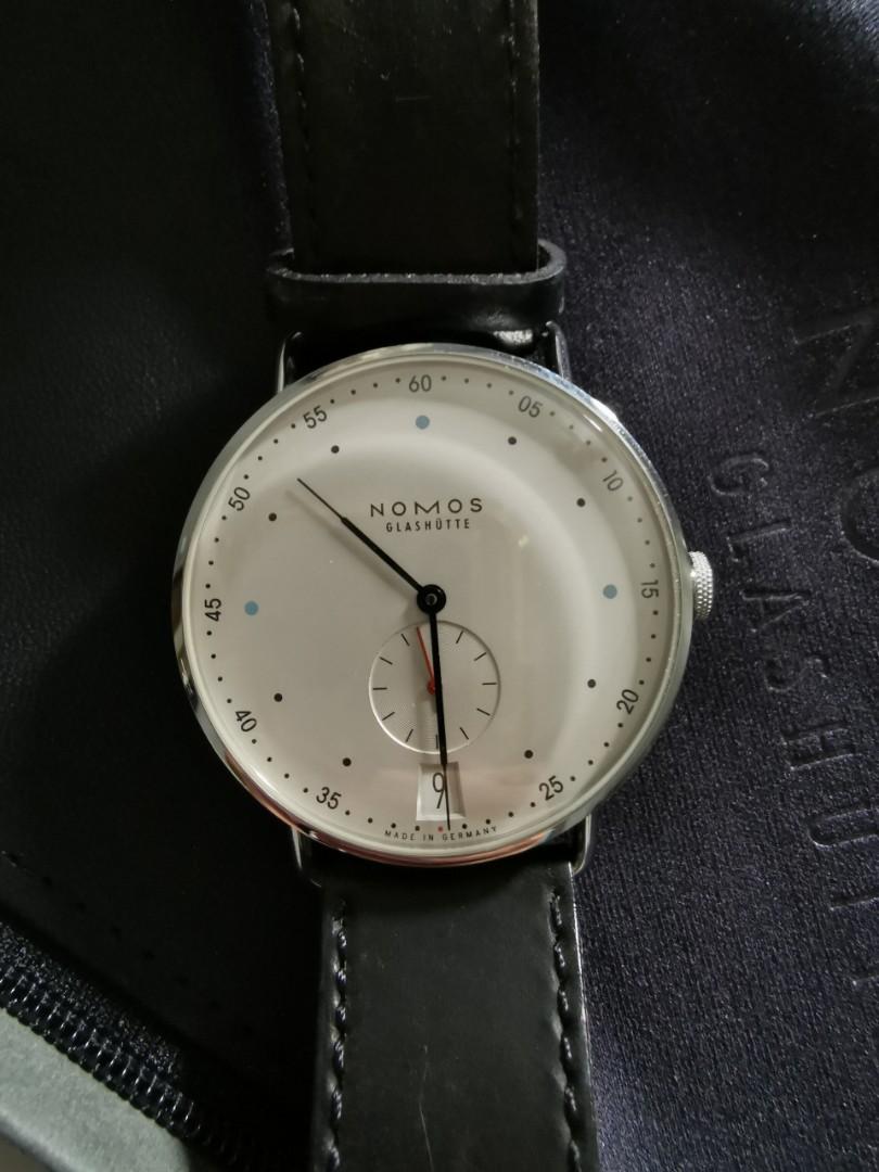 Nomos Glashutte Metro Date38 1102 Luxury Watches on Carousell