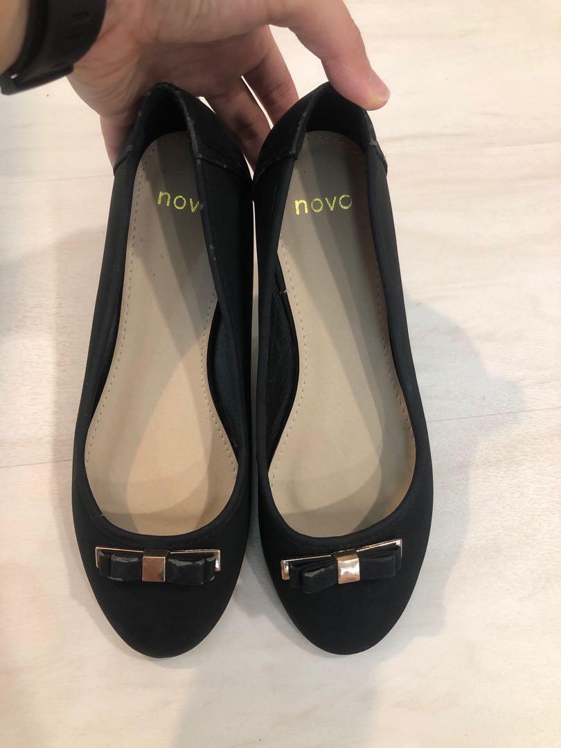 Novo black flats online