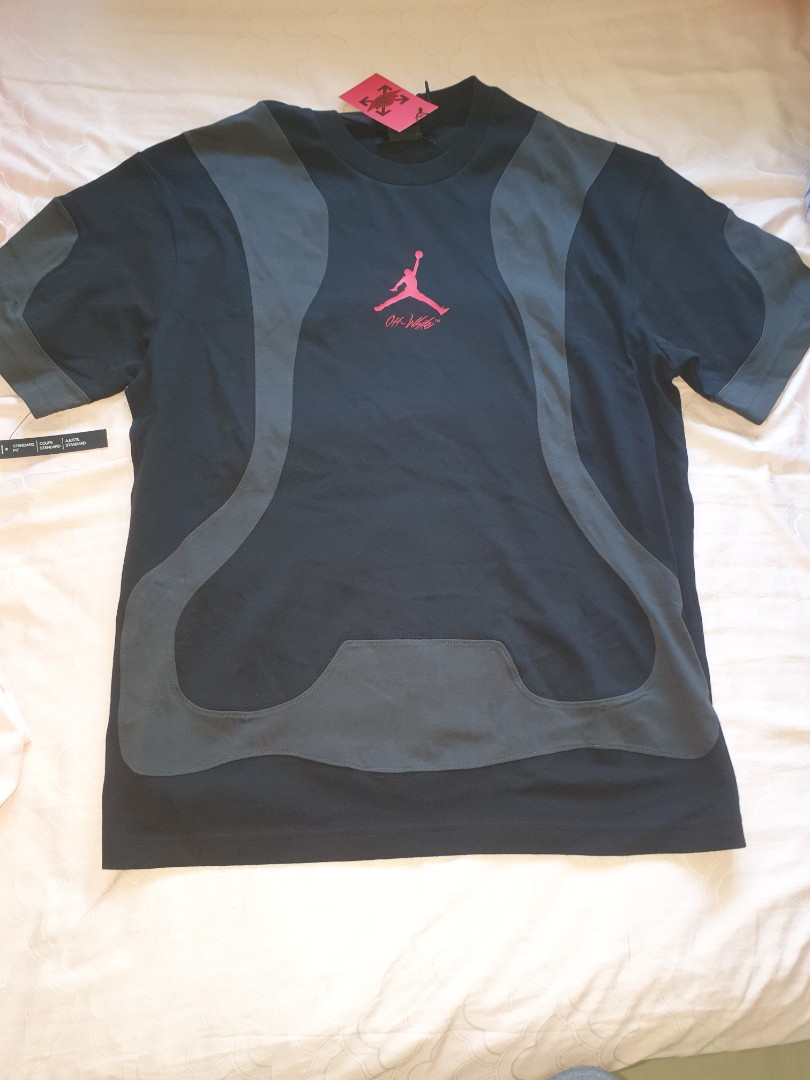 OFF WHITE X jordan tee black Women s Fashion Footwear Sneakers