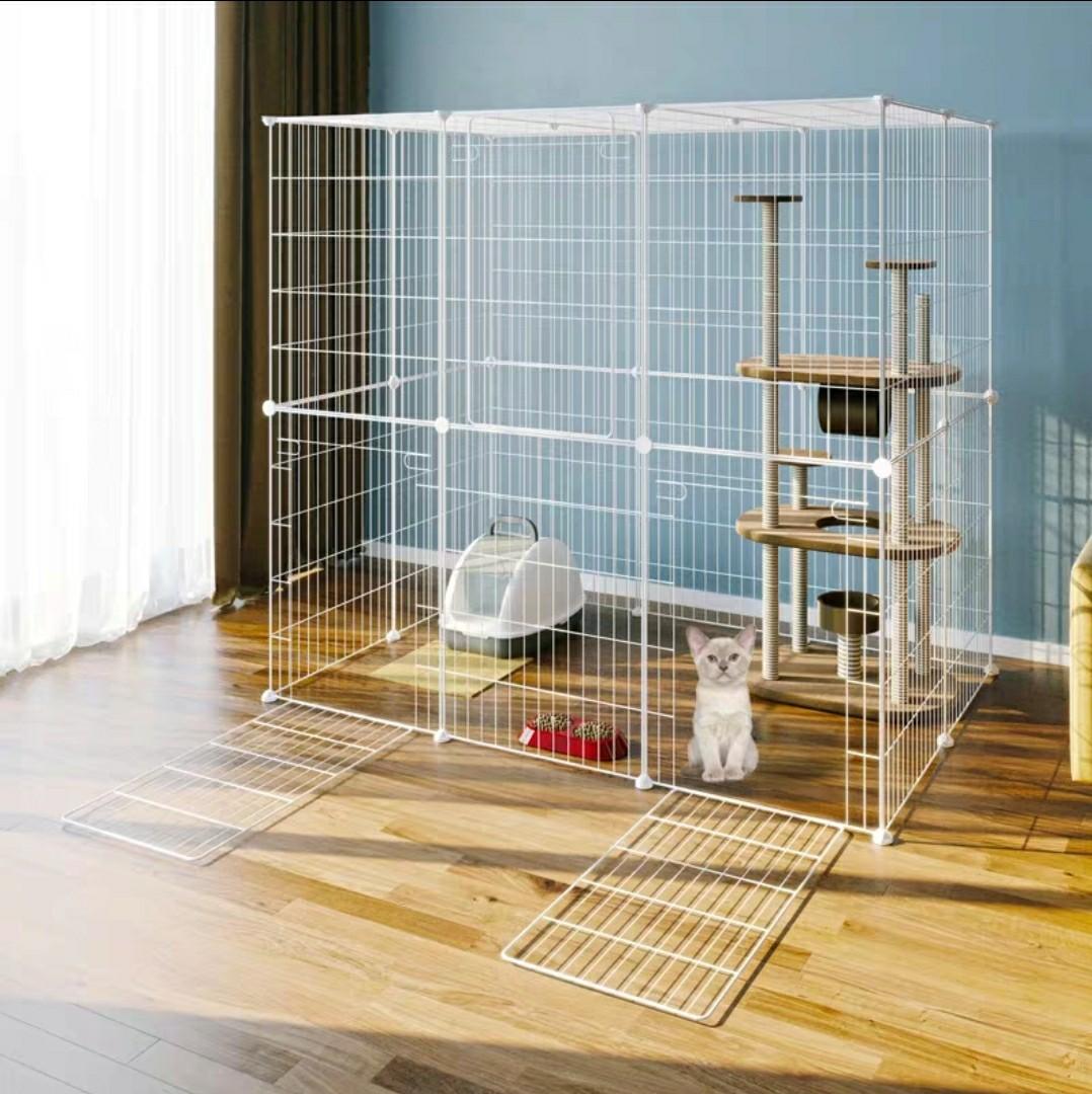‼️INSTOCK‼️Pet playpen Cat cage dog fence rabbit cage, Pet Supplies