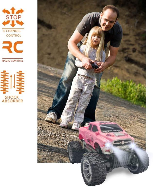 pink remote control jeep