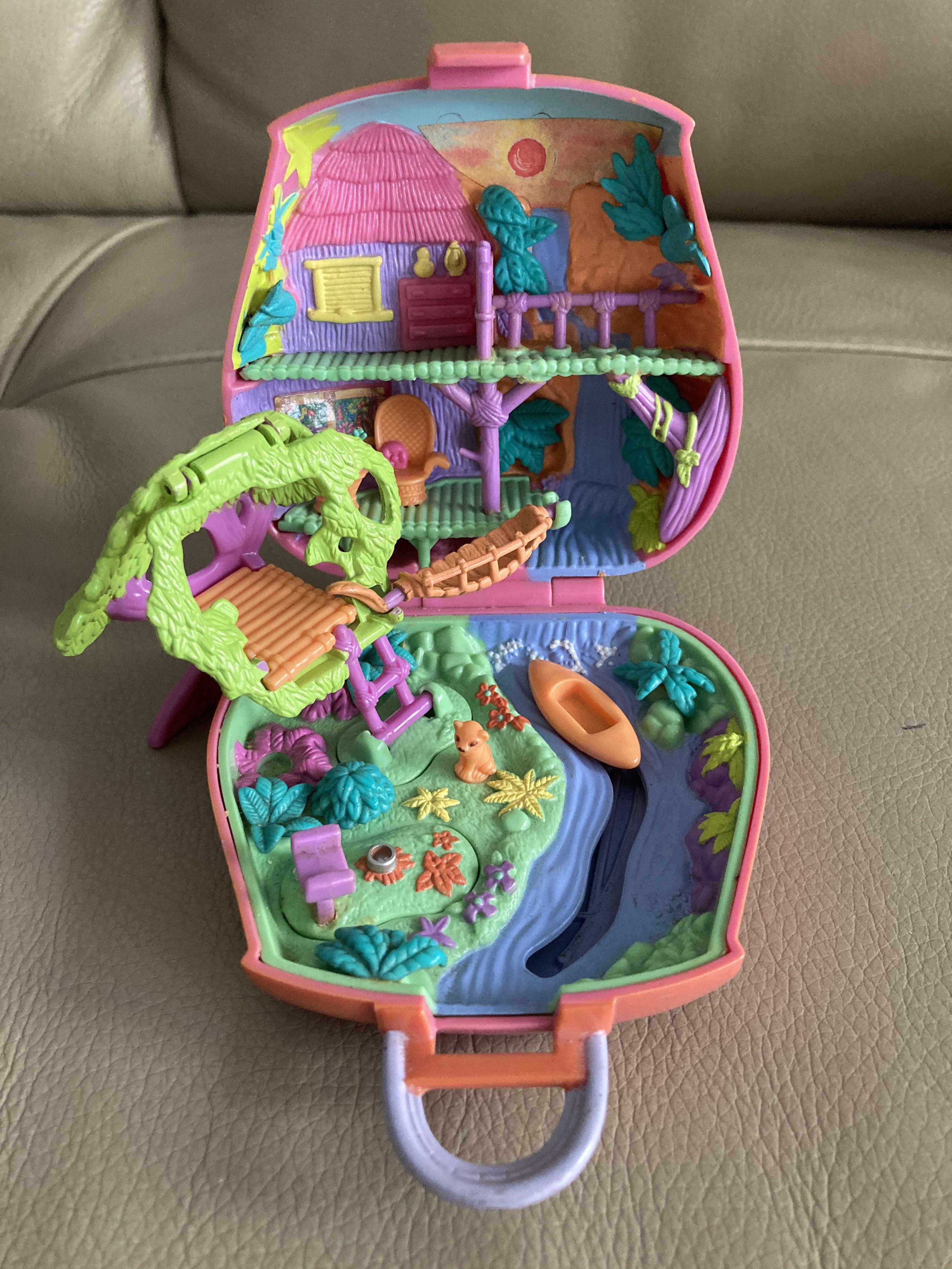 Polly Pocket Jungle Adventure Vacation Fun vintage Bluebird 1996