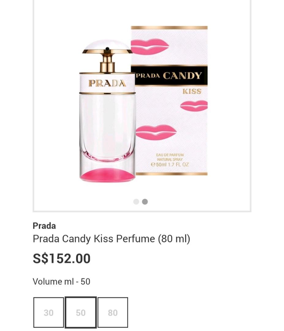 Prada candy hotsell kiss perfume 80ml