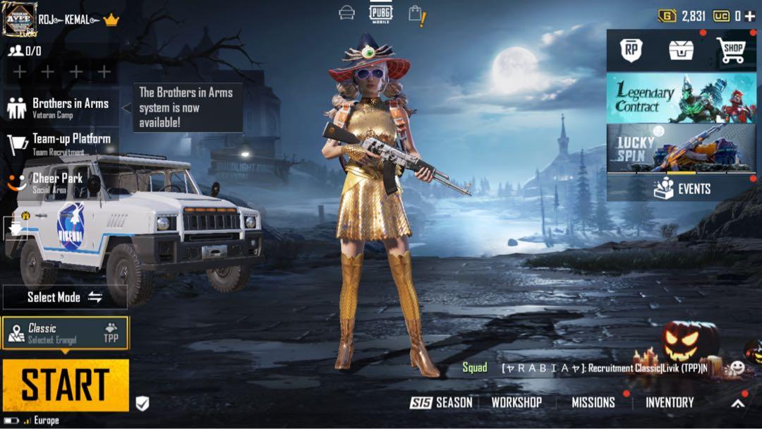 Pubg Mobile Uaz Aegis Lvl3 Uaz Royal Mytic S15 Acc Lvl 68 Old Collector