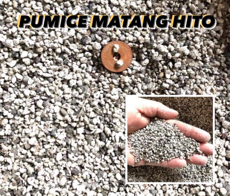 Pumice Stones (Category: Gardening Tools & Ornaments) located in Manila. Submitted by claudiajarsclaypots.plants (Listing ID 238865312, Image 1). Description: Pumice Stones for gardening (soil conditioner or soil decorations) & aquarium filter media. Sizes: smallest to biggest 🔴 Matang Hito- ₱220 per sack (approx 20-22 kg) 🔴 Monggo- ₱200 per sack (approx 18-20 kg) 🔴 1cm- ₱200 per sack (approx 18-20 kg) 🔴 Corn- ₱200 per sack (approx 18-20 kg) 
