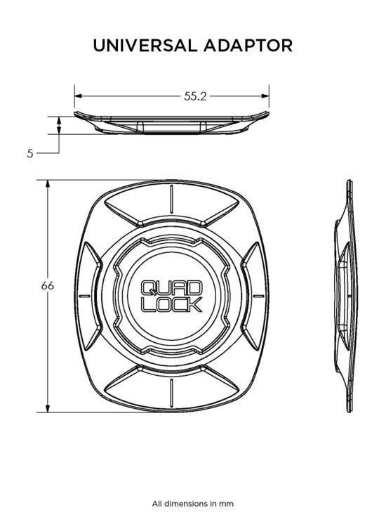 Quadlock quad lock universal adapter, Sports Equipment, Bicycles
