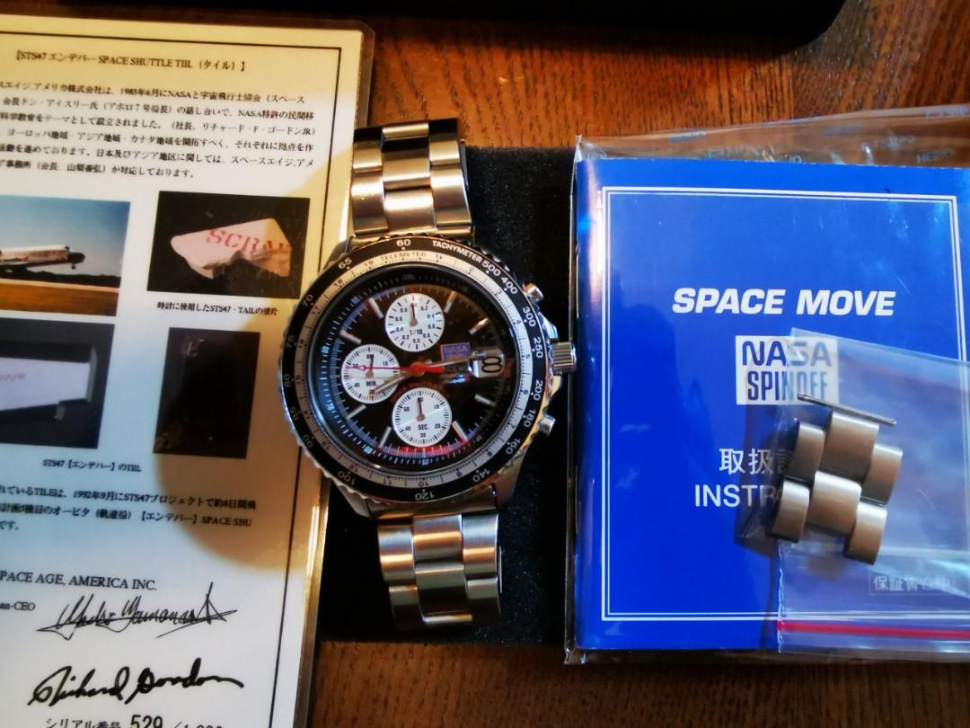 RARE] Seiko NASA watch, Luxury, Watches on Carousell