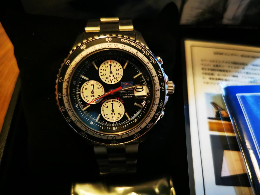 RARE] Seiko NASA watch, Luxury, Watches on Carousell