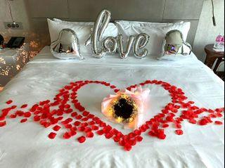 Rose Petals On Bed Design Craft Carousell Singapore
