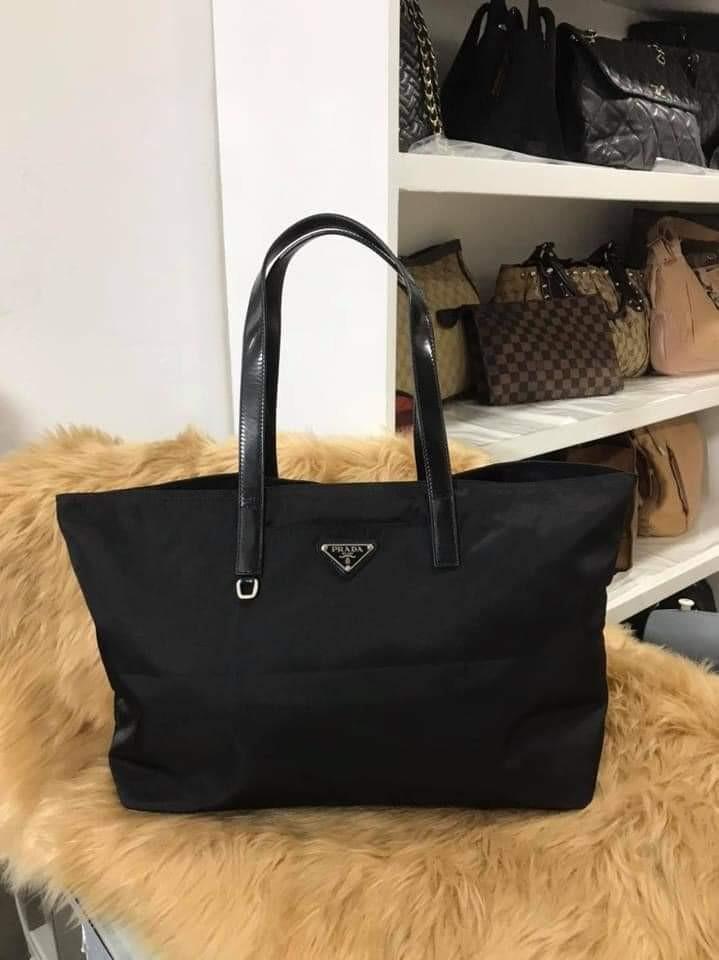 Sale Original Prada Tote Bag Women S Fashion Bags Wallets Handbags On Carousell Easy to wear as a shoulder or cross body bag, styles vary from classic designs in elegant. sale original prada tote bag