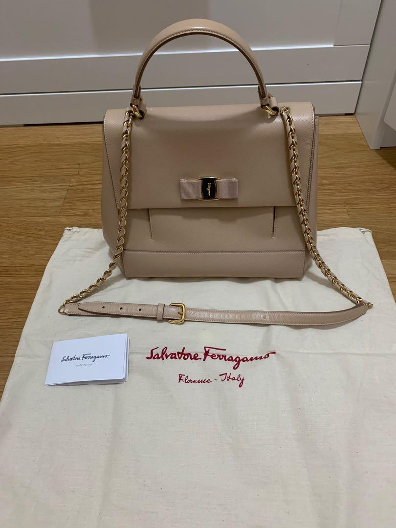 Ferragamo carrie bag clearance