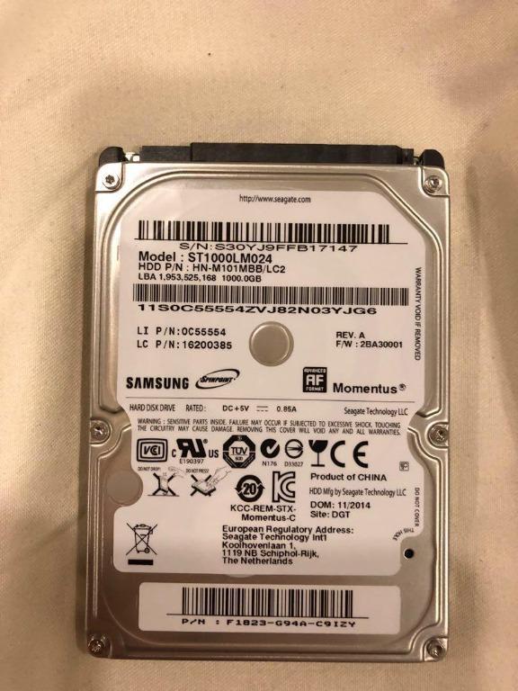 seagate samsung 1tb 2 5 hdd st1000lm024 sata hard drive