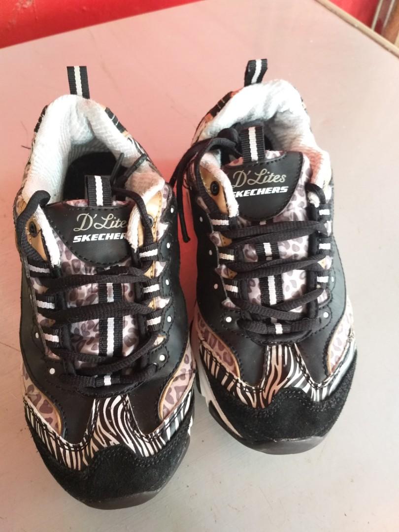 Skechers d lite animal print outlet