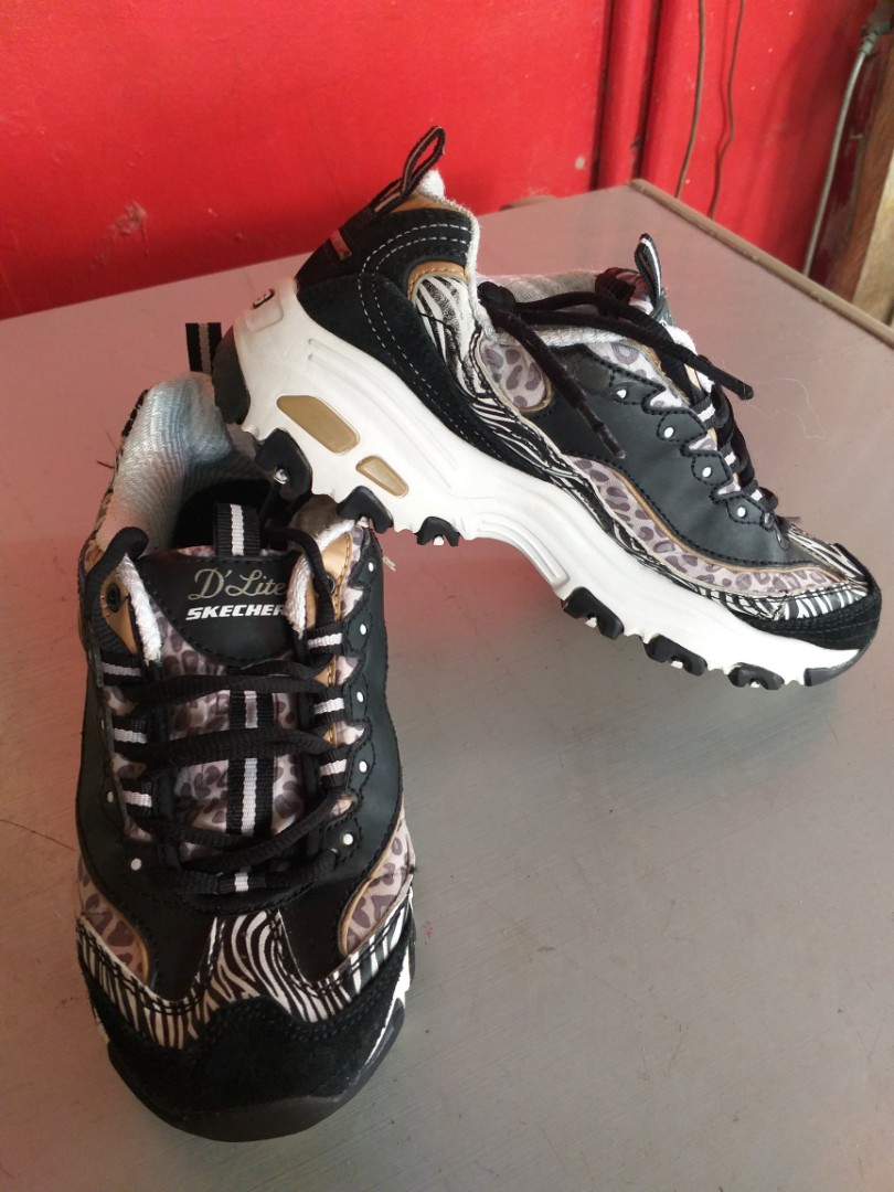 Skechers d lite animal hotsell