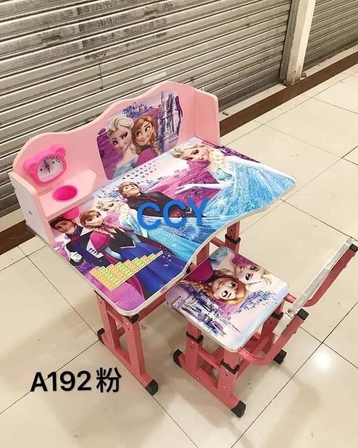 [RESTOCKED] Study Table and Chair Set for Kids (Hello Kitty, Elsa ...