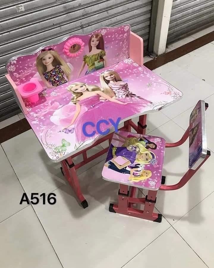 [RESTOCKED] Study Table and Chair Set for Kids (Hello Kitty, Elsa ...