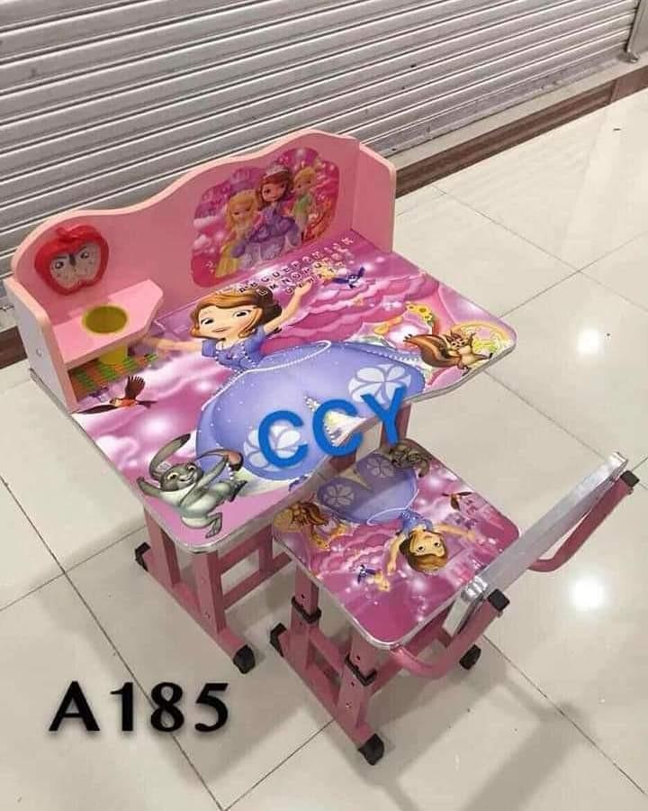 [RESTOCKED] Study Table and Chair Set for Kids (Hello Kitty, Elsa ...