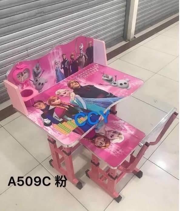 [RESTOCKED] Study Table and Chair Set for Kids (Hello Kitty, Elsa ...