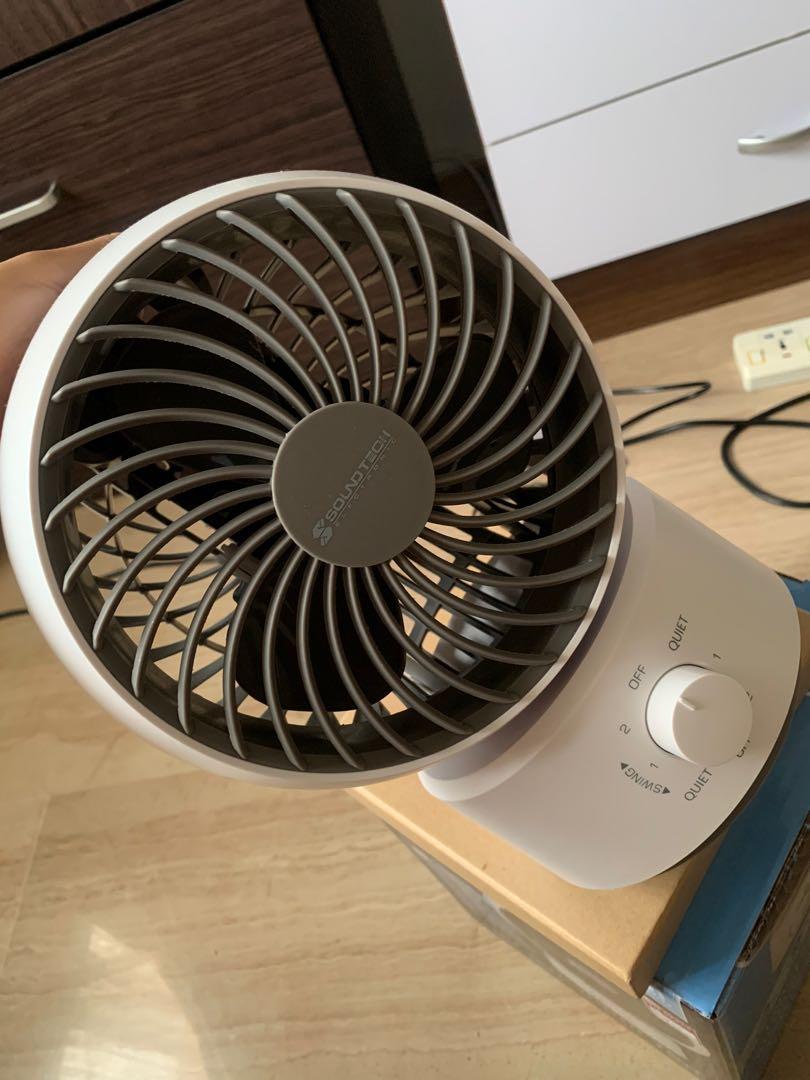 super cool soundtech electronic air circulator fan 6 inches with boxset