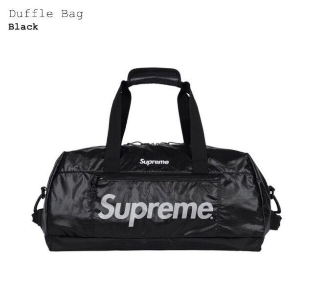 Supreme Duffle Bag (FW 17) Black, 男裝, 袋, 腰袋、手提袋、小袋