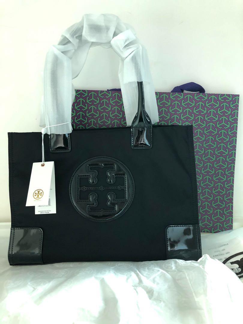 ella patent mini tote