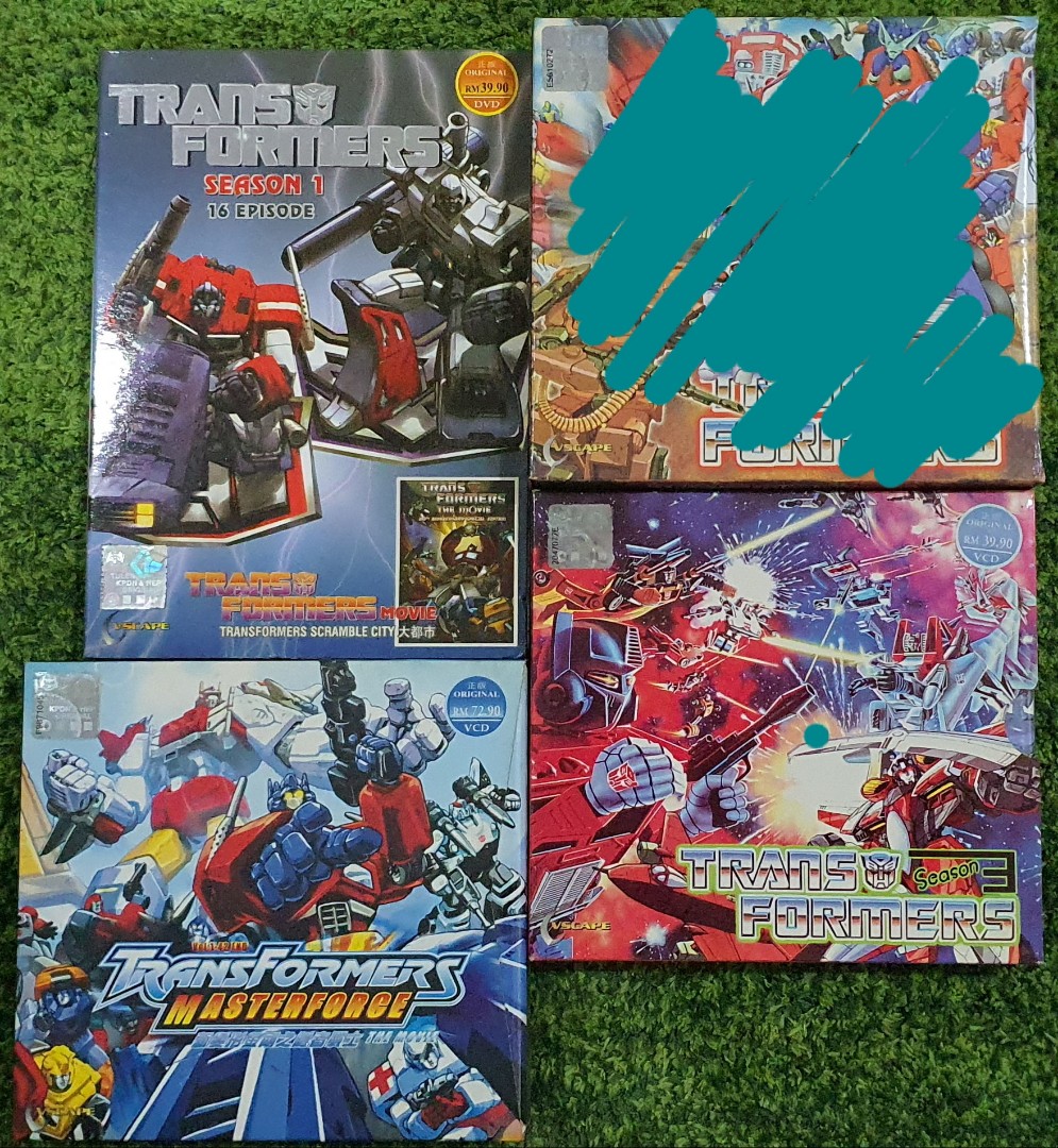 Transformers Cartoon, Hobbies & Toys, Music & Media, CDs & DVDs on Carousell
