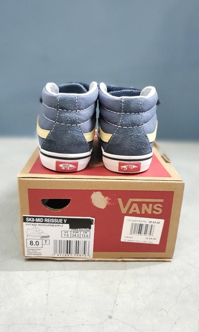 VANS SK8 MID REISSUE V Babies Kids Babies Kids Fashion on Carousell
